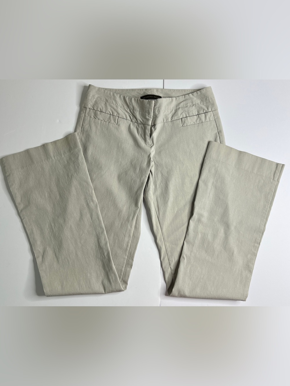 Bundle of 2 The Limited‎ Women's Dress Pants Size 4 Charcoal Pinstripe & Tan